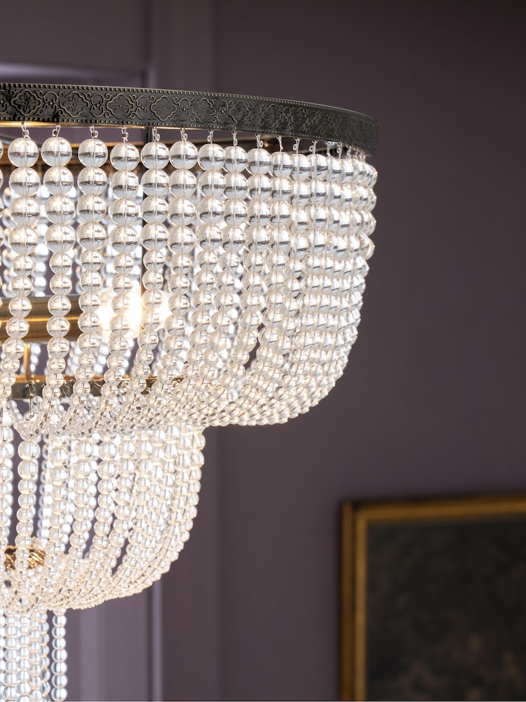 Brass Bamburgh 3 Light Chandelier Light - Image 2 of 4