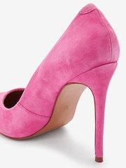 Magenta Pink Signature Leather Court Shoes - Image 8 of 8