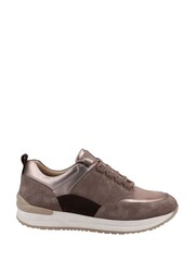 Hush Puppies Ciara Brown Trainers - Image 1 of 4