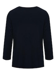 Spirit Blue Zig Zag Print Glitter Top - Image 3 of 4
