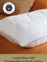 Sealy Dual Comfort Memory Foam 100% Cotton Pillow - Image 7 of 10