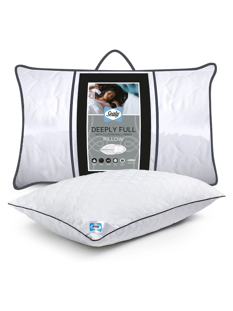 Sealy Deeply Full 100% Cotton Pillow - Image 2 of 9