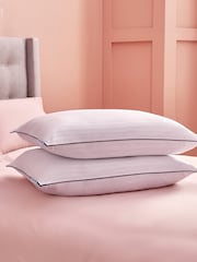 Silentnight Set of 2 Luxury Piped Hotel Collection Pillows - Image 1 of 9