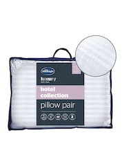 Silentnight Set of 2 Luxury Piped Hotel Collection Pillows - Image 2 of 9