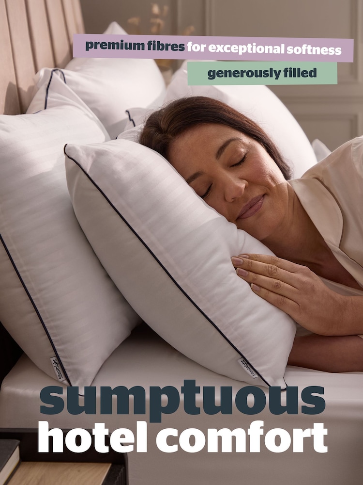 Buy Silentnight Luxury Piped Hotel Collection Pack Pillow from