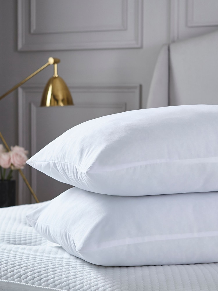 Silentnight Set of 2 Luxury Soft As Silk Pillows - Image 1 of 9