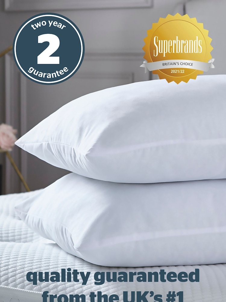 Silentnight Set of 2 Luxury Soft As Silk Pillows - Image 2 of 9