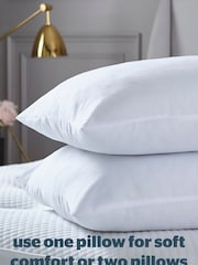 Silentnight Set of 2 Luxury Soft As Silk Pillows - Image 3 of 9