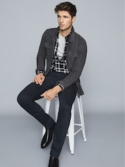 Reiss Blue Deep Stay Blue Slim Fit Jeans - Image 4 of 6