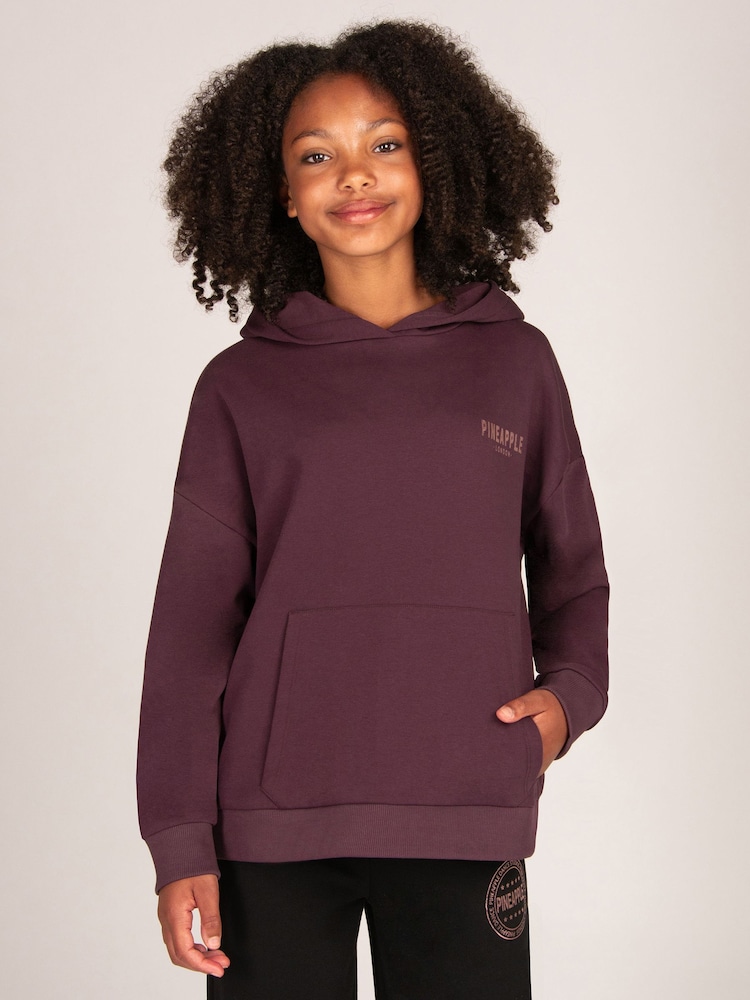 Pineapple Brown Studios Oversized Hoodie with Embossed Back Print - Image 1 of 5