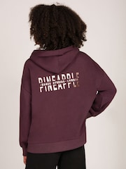 Pineapple Brown Studios Oversized Hoodie with Embossed Back Print - Image 5 of 5