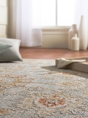 LIVABLISS Blue Avant Garde Vintage Traditional Rug - Image 2 of 7