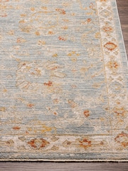 LIVABLISS Blue Avant Garde Vintage Traditional Rug - Image 3 of 7