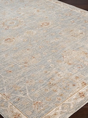 LIVABLISS Blue Avant Garde Vintage Traditional Rug - Image 6 of 7