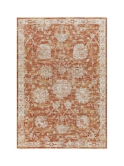 LIVABLISS Orange Avant Garde Vintage Traditional Rug - Image 7 of 7