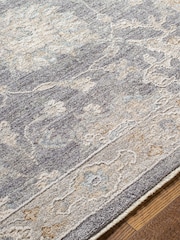 LIVABLISS Charcoal Avant Garde Vintage Traditional Rug - Image 4 of 7