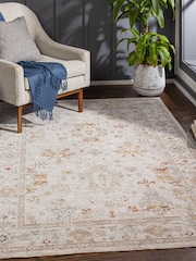 LIVABLISS Beige Avant Garde Vintage Traditional Rug - Image 1 of 7