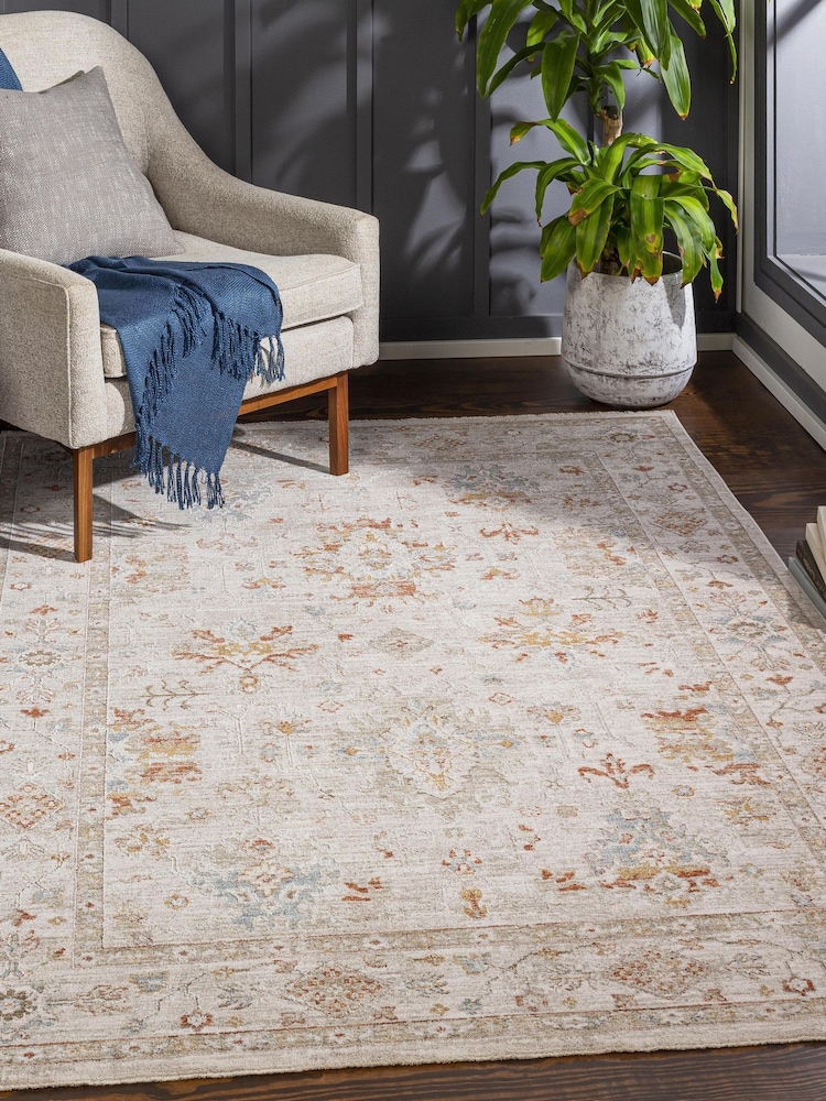 LIVABLISS Beige Avant Garde Vintage Traditional Rug - Image 1 of 7