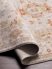 LIVABLISS Beige Avant Garde Vintage Traditional Rug - Image 4 of 7