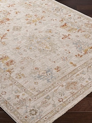 LIVABLISS Beige Avant Garde Vintage Traditional Rug - Image 6 of 7