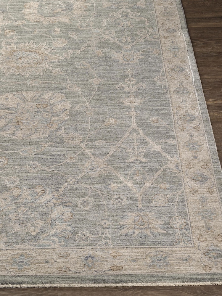 LIVABLISS Grey Avant Garde Vintage Traditional Rug - Image 2 of 7