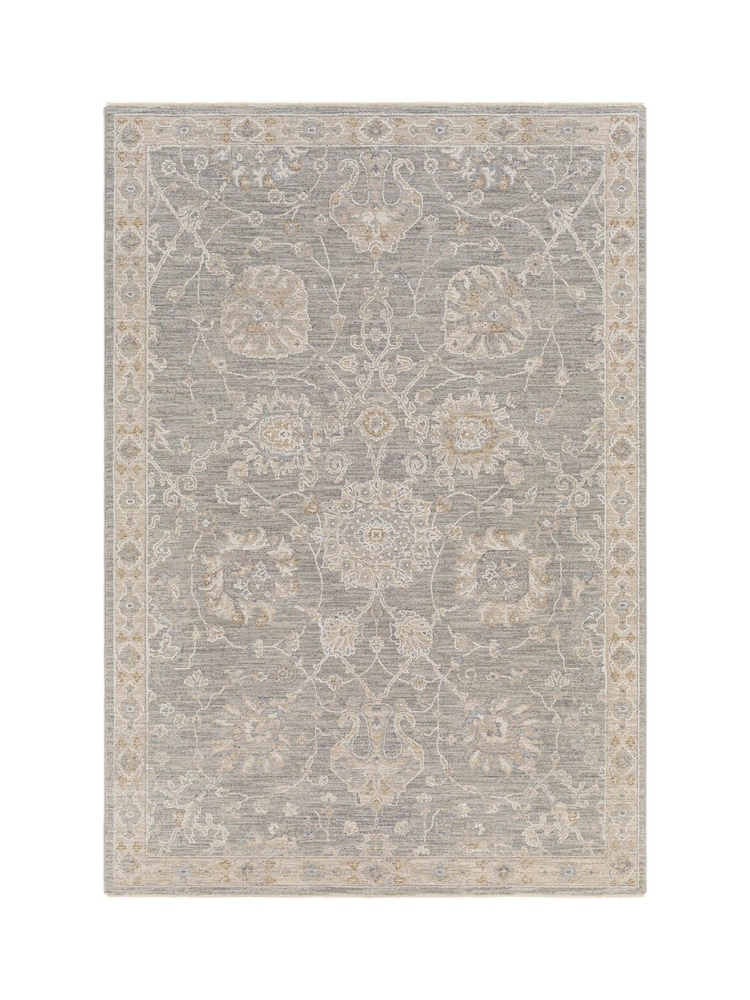 LIVABLISS Grey Avant Garde Vintage Traditional Rug - Image 7 of 7