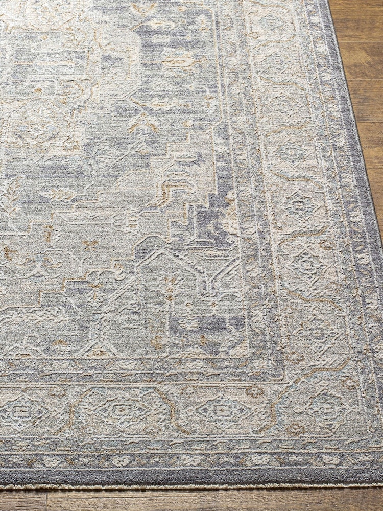 LIVABLISS Vintage Grey Avant Garde Vintage Traditional Rug - Image 2 of 7