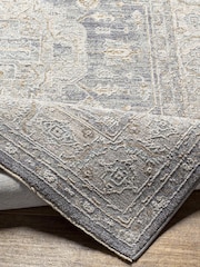 LIVABLISS Vintage Grey Avant Garde Vintage Traditional Rug - Image 3 of 7