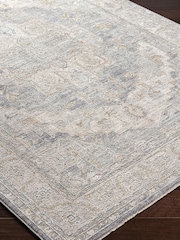LIVABLISS Vintage Grey Avant Garde Vintage Traditional Rug - Image 5 of 7