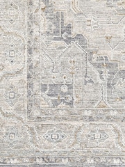 LIVABLISS Vintage Grey Avant Garde Vintage Traditional Rug - Image 6 of 7