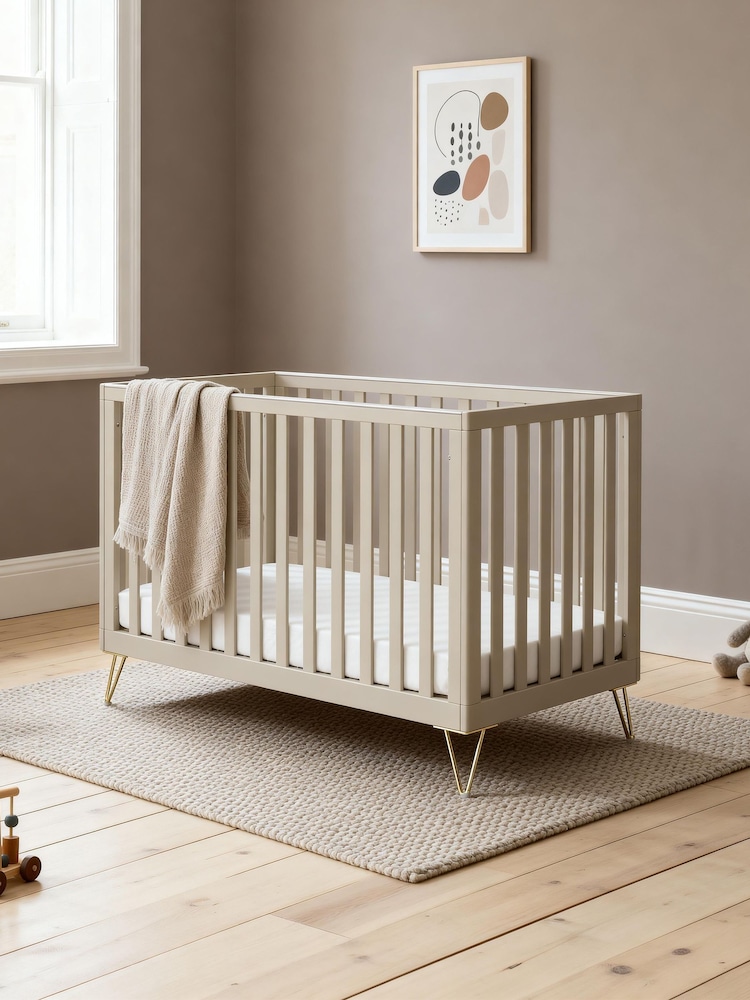 Babymore Cashmere Kimi Cot Bed - Image 2 of 6 Babymore Cashmere Kimi Cot Bed - Image 2 of 6