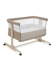 Babymore Khaki Neera Bedside Crib - Image 5 of 6