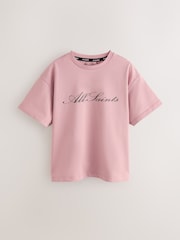 Pink/Black Script Logo T-Shirts 3 Pack - Image 2 of 7
