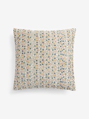 Multi Scandi Cut Velvet Spot 43 x 43cm Cushion - Image 2 of 5