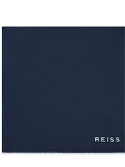 Reiss Navy Moon Silk Pocket Square - Image 2 of 3