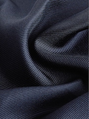 Reiss Navy Moon Silk Pocket Square - Image 3 of 3
