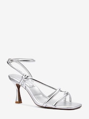 Silver Forever Comfort® Asymmetric Tube Sandals - Image 3 of 6