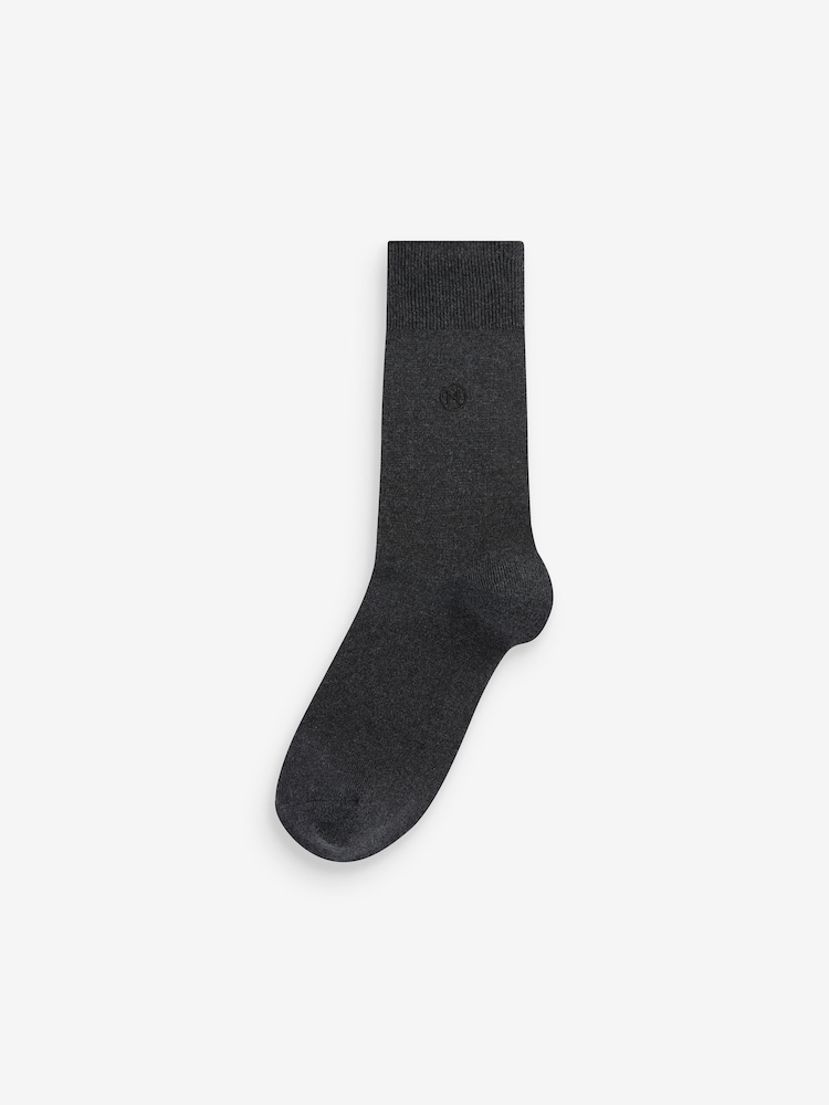 Neutrals 10 Pack Embroided Lasting Fresh Socks - Image 12 of 13