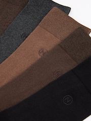 Neutrals 10 Pack Embroided Lasting Fresh Socks - Image 13 of 13