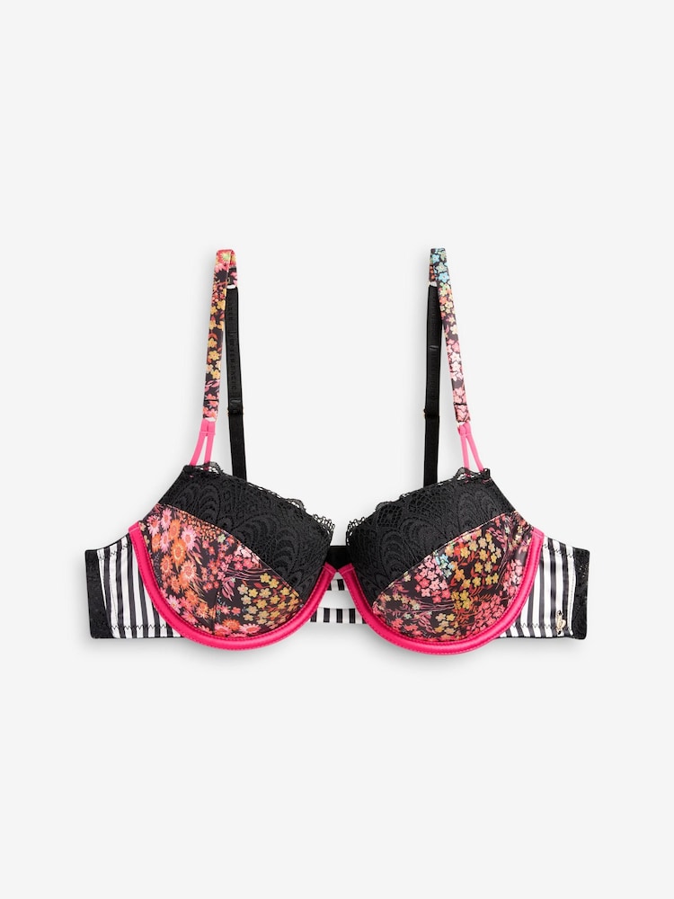 B by Ted Baker Satin-Balconett-BH, schwarz - Bild 6 von 6