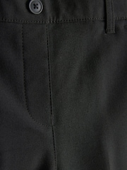 Black Pull-On Waist Plain Front School Trousers (3-17yrs) - Image 6 of 7