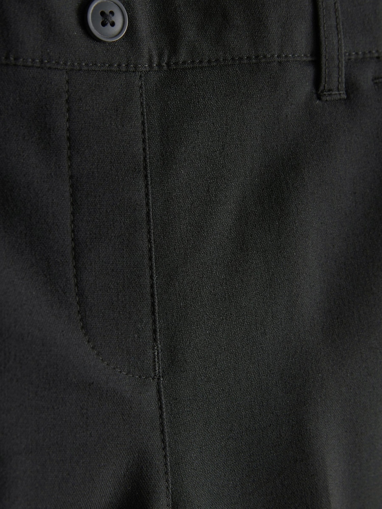 Black Pull-On Waist Plain Front School Trousers (3-17yrs) - Image 6 of 6