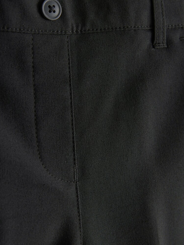 Black Pull-On Waist Plain Front School Trousers (3-17yrs) - Image 7 of 7