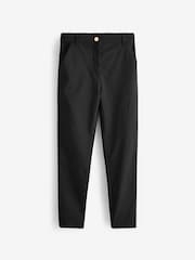 Black Senior Gold Snap High Waisted Skinny Stretch School Trousers (9-17yrs) - Image 5 of 7