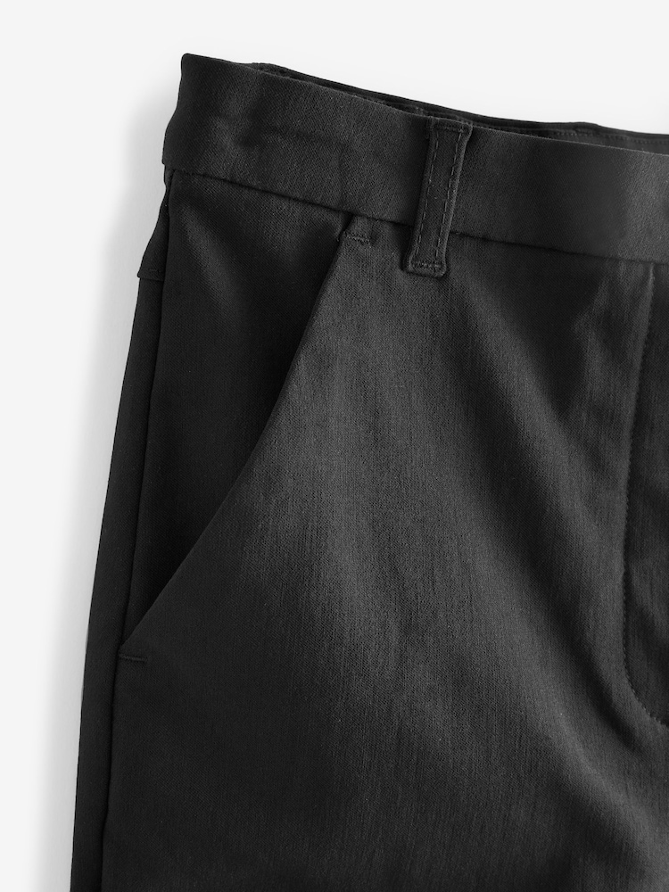 Black Senior Gold Snap High Waisted Skinny Stretch School Trousers (9-17yrs) - Image 7 of 7 Black Senior Gold Snap High Waisted Skinny Stretch School Trousers (9-17yrs) - Image 7 of 7