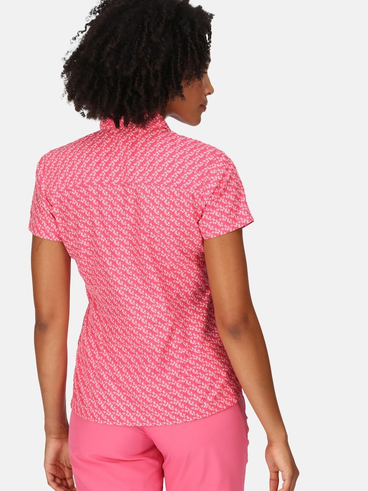 Regatta Pink Mindano VII Short Sleeve Shirt - Image 2 of 8