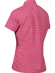 Regatta Pink Mindano VII Short Sleeve Shirt - Image 8 of 8