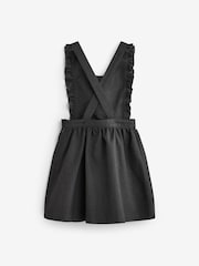 Grey Ruffle Detail Pinafore School Dress (3-14yrs) - Image 7 of 7