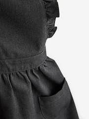 Grey Ruffle Detail Pinafore School Dress (3-14yrs) - Image 8 of 8