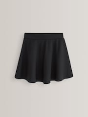 Black 2 Pack Pull-On Jersey Stretch School Skater Skirts (3-17yrs) - Image 2 of 4
